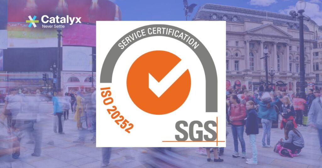 Catalyx Achieves ISO 20252:2019 for Predictable Innovation Success